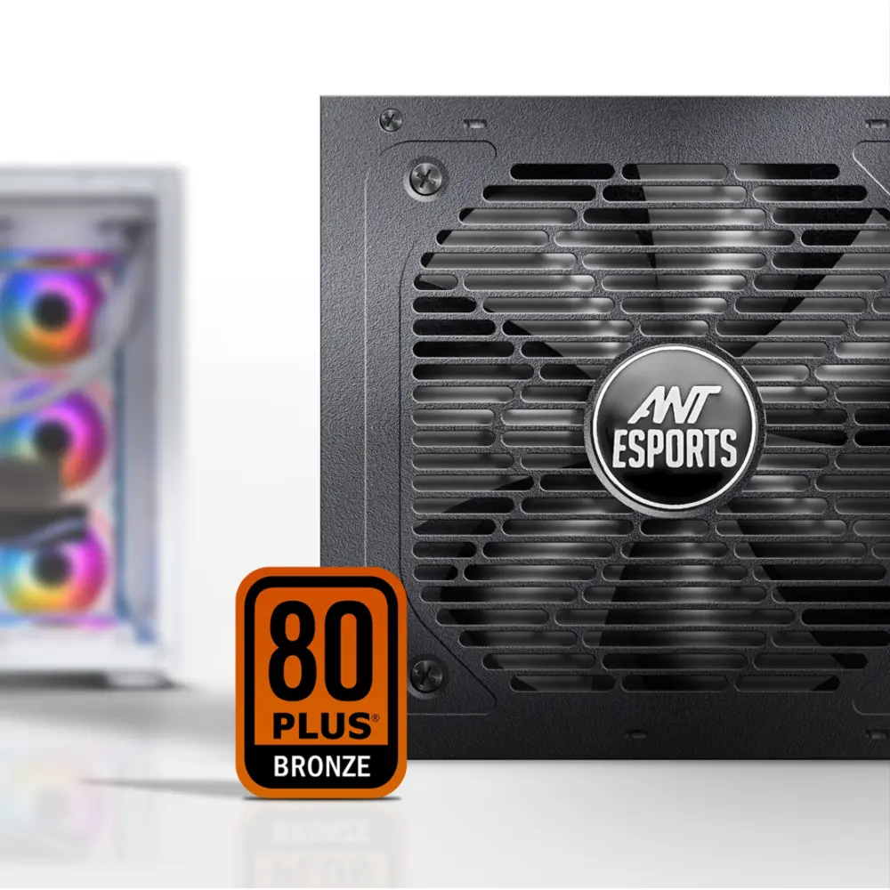 Ant Esports RX650 650w 80 Plus Bronze Gaming Desktop Power Supply view 3